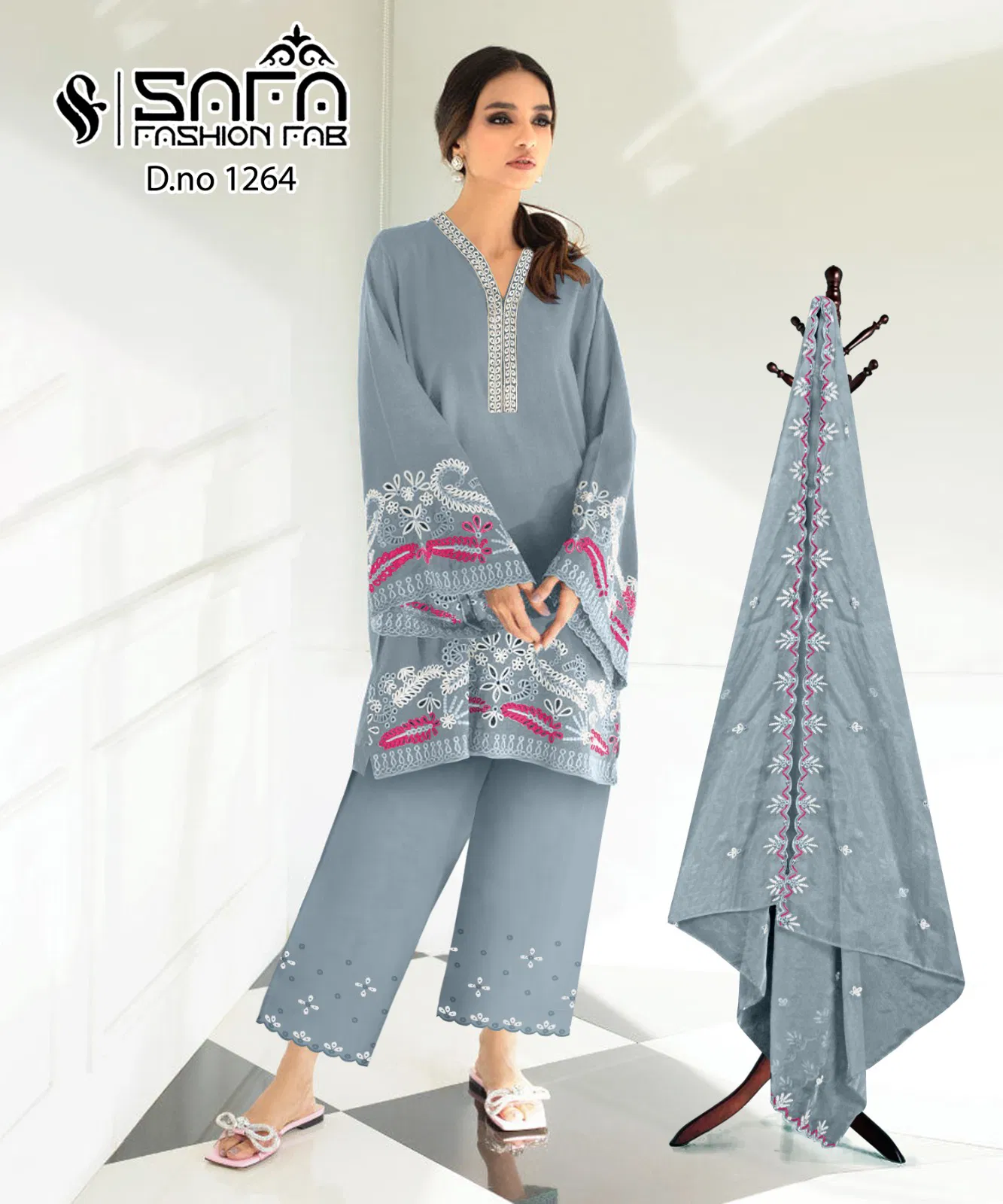 Fab 1264 By Safa Fashion Pakistani Readymade Dress Wholesale Shop In Surat
